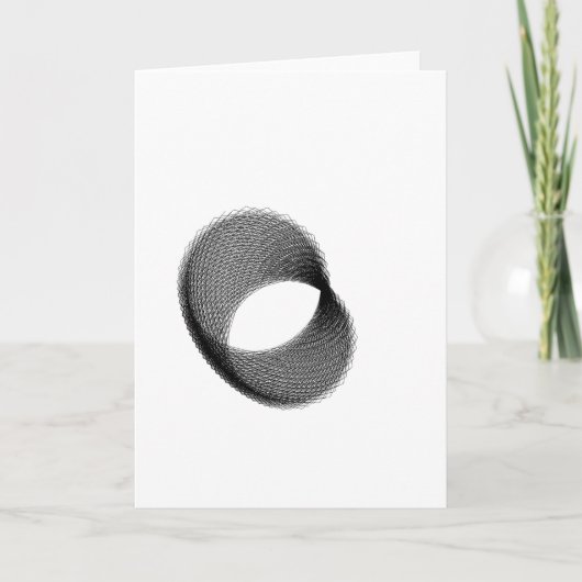 Black Butterfly Abstrakt Mathe Bi-Perspective Card Einladung (Vorderseite)