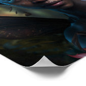 'Black Butterfly' Fairy Poster (Ecke)