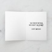 Black Butterfly Gothday Karte (Innenseite)