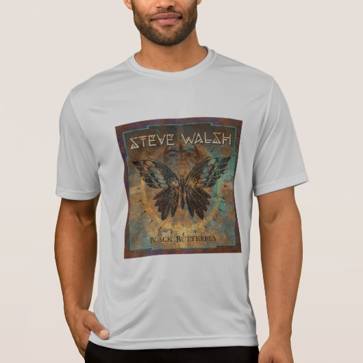 Black Butterfly Men's Adidas ClimaLite® T - Shirt (Vorderseite)