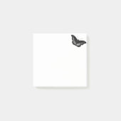 Black Butterfly Post-it® Notes Post-it Klebezettel (Vorderseite)