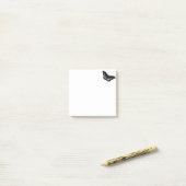 Black Butterfly Post-it® Notes Post-it Klebezettel (Auf Schreibtisch)