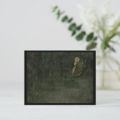 Black Butterfly Postcard Postkarte (Stehend Vorderseite)