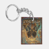 Black Butterfly Schlüsselanhänger (Vorderseite links)