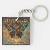 Black Butterfly Schlüsselanhänger (Rückseite)