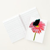Black Butterfly Spiral Notebook Notizblock (Innenseite)