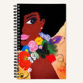 Black Butterfly - SpiralNotebook Notizblock (Vorderseite)