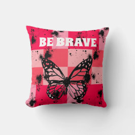 Black butterfly Sweet Modern candy abstract art Kissen