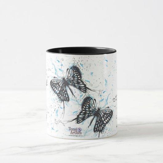 Black Butterfly Tasse (Zentrum)