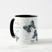 Black Butterfly Tasse (Vorderseite Links)