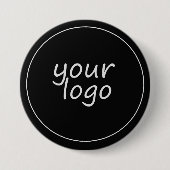 Black Button mit Monogramm (Vorderseite)
