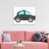 Black Cab Leinwanddruck (Insitu (Wohnzimmer))