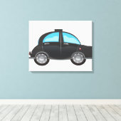 Black Cab Leinwanddruck (Insitu (Holzboden))