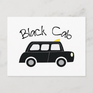 Black Cab Postkarte