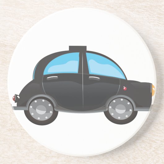 Black Cab Sandstein Untersetzer (Vorne)