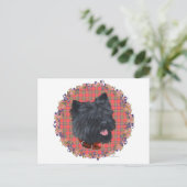 Black Cairn Head Studie Postkarte (Stehend Vorderseite)