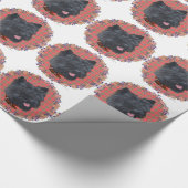 Black Cairn Head Study Geschenkpapier (Ecke)
