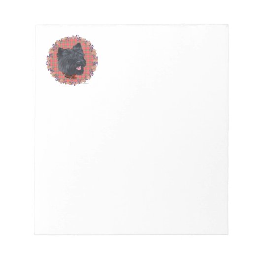 Black Cairn Head Study Notizblock (Vorderseite)