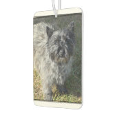 Black Cairn Terrier Autolufterfrischer (Links)