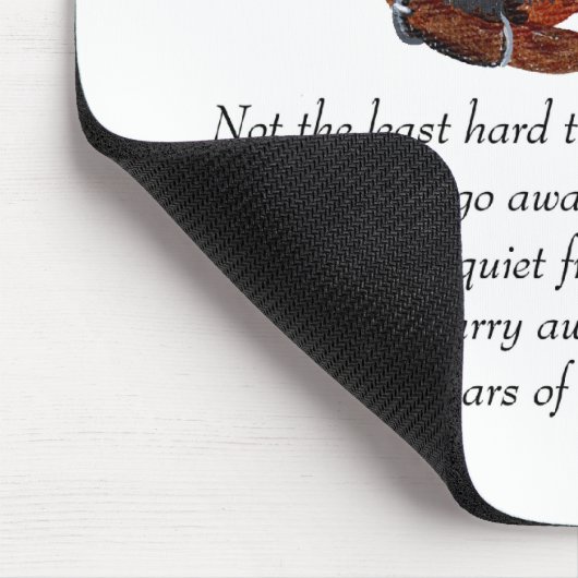 Black Cairn Terrier Rainbow Bridge Mousepad (Ecke)