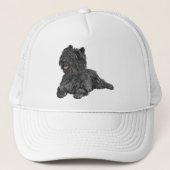 Black Cairn Terrier Truckerkappe (Vorderseite)