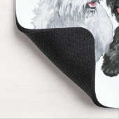 Black Cairn und West Highland Terriers Mousepad (Ecke)