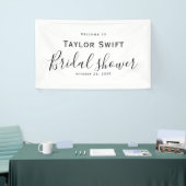 Black Calligraphy Brautparty Banner (Messeveranstaltung)