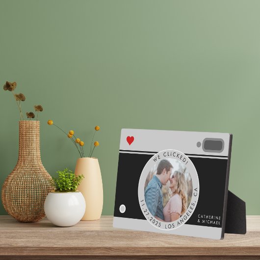 Black Camera Foto Einzigartiges Hochzeitjubiläum Fotoplatte
