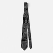 Black Camouflage Necktie Krawatte (Vorderseite)
