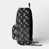 Black Camouflage Pattern Bedruckter Rucksack (Rechts)