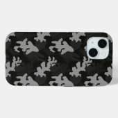 Black Camouflage Pattern Case-Mate iPhone Hülle (Rückseite (Horizontal))