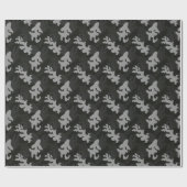Black Camouflage Pattern Geschenkpapier (Flach)