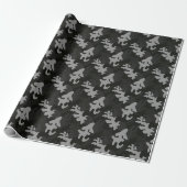 Black Camouflage Pattern Geschenkpapier (Ungerollt)
