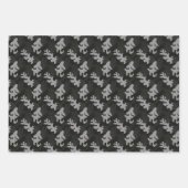 Black Camouflage Pattern Geschenkpapier Set (Vorderseite)