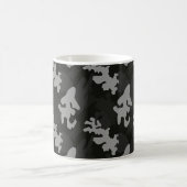 Black Camouflage Pattern Kaffeetasse (Mittel)