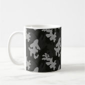 Black Camouflage Pattern Kaffeetasse (Links)
