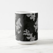 Black Camouflage Pattern Kaffeetasse (Mittel)