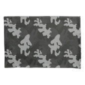 Black Camouflage Pattern Kissenbezug (Vorderseite-Links)