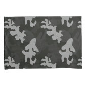 Black Camouflage Pattern Kissenbezug (Vorderseite-Rechts)