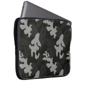 Black Camouflage Pattern Laptopschutzhülle (Vorne Rechts)
