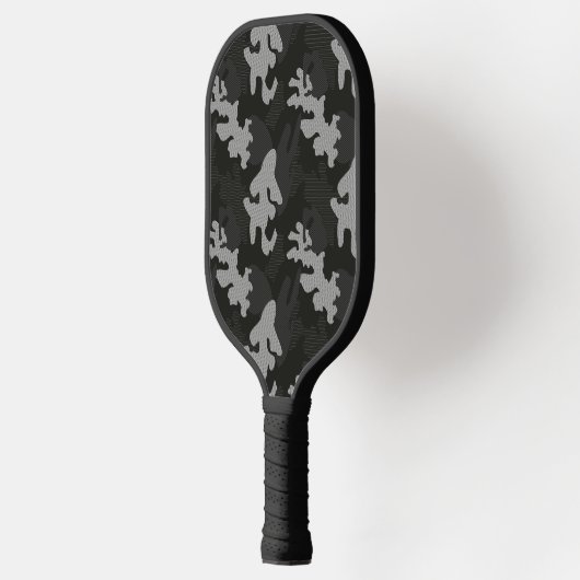 Black Camouflage Pattern Pickleball Schläger (Links)