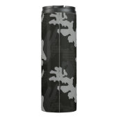 Black Camouflage Pattern Thermosbecher (Rückseite)
