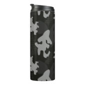 Black Camouflage Pattern Thermosbecher (Nach rechts gedreht)