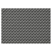 Black Camouflage Pattern Tischdecke (Vorderseite (Horizontal))