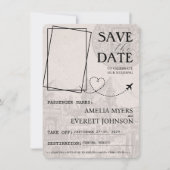 Black Cancun Pass Save the Date (Vorderseite)