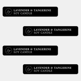 Black Candle Tamper-proof Siegel Ihre Logo-Labels Etiketten