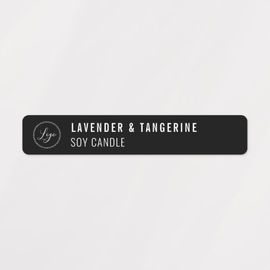 Black Candle Tamper-proof Siegel Ihre Logo-Labels Etiketten (Design 1)