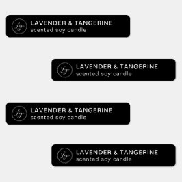 Black Candle Tamper-proof Siegel Ihre Logo-Labels Etiketten