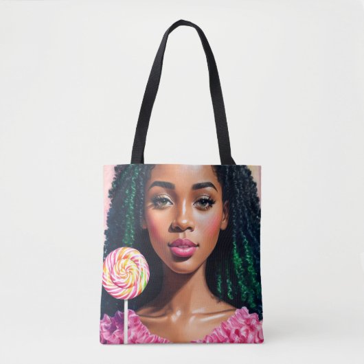 Black Candy Girl Lollipop Beauty Tasche (Vorderseite)