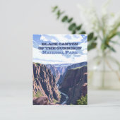 Black Canyon der Gunnison National Park CO Card (Stehend Vorderseite)